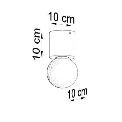 Sollux Plafon SALGADO naturalne drewno SL.0672 (SL.0672)