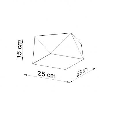 Sollux Plafon HEXA 25 biały SL.0686 (SL.0686)