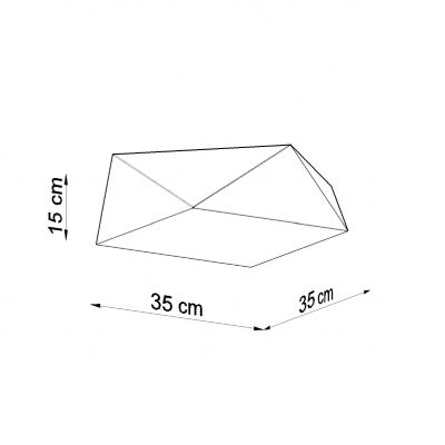 Sollux Plafon HEXA 35 biały SL.0689 (SL.0689)