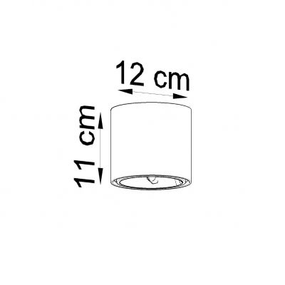 Sollux Plafon TIUBE biały SL.0695 (SL.0695)