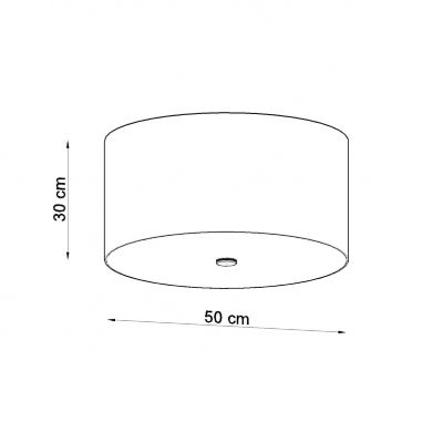 Sollux Plafon OTTO 50 biały SL.0745 (SL.0745)