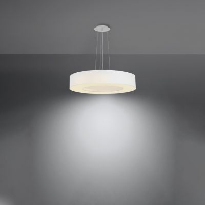 Sollux Żyrandol SATURNO SLIM 50 biały SL.0749 (SL.0749)