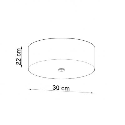 Sollux Plafon SKALA 30 biały SL.0759 (SL.0759)