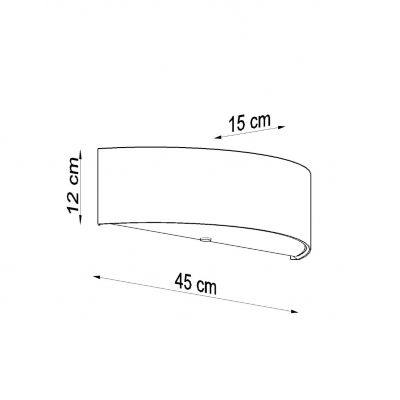 Sollux Kinkiet SKALA czarny SL.0764 (SL.0764)