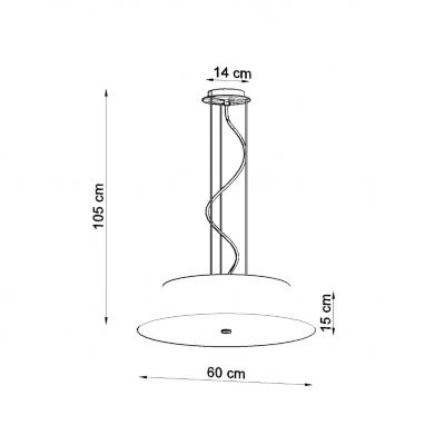 Sollux Żyrandol VEGA 60 biały SL.0765 (SL.0765)