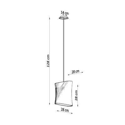 Sollux Żyrandol BLUM 1 czarny SL.0770 (SL.0770)