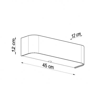 Sollux Kinkiet LOKKO czarny SL.0778 (SL.0778)