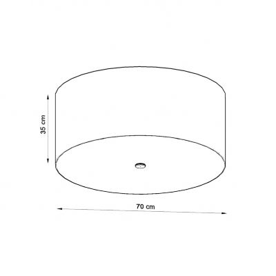 Sollux Plafon OTTO 70 biały SL.0793 (SL.0793)