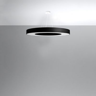 Sollux Żyrandol SATURNO SLIM 90 czarny SL.0798 (SL.0798)