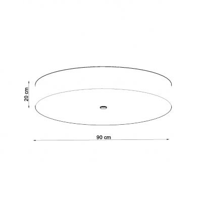 Sollux Plafon SKALA 90 biały SL.0815 (SL.0815)