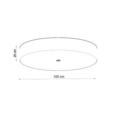 Sollux Plafon SKALA 100 biały SL.0817 (SL.0817)