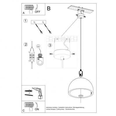 Sollux Lampa wisząca PABLITO SL.0847 (SL.0847)