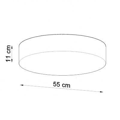 Sollux Plafon ARENA 55 czarny SL.0917 (SL.0917)