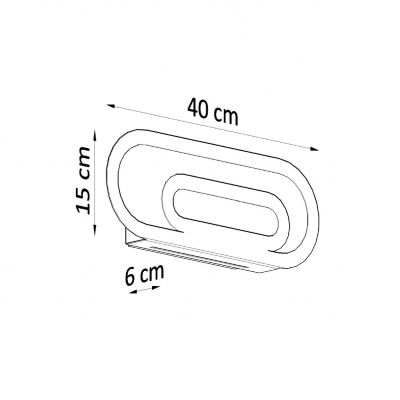 Sollux Kinkiet SACCON biały SL.0931 (SL.0931)