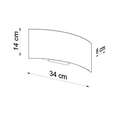 Sollux Kinkiet MAGNUS biały SL.0936 (SL.0936)