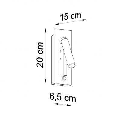 Sollux Kinkiet ENIF czarny SL.0956 (SL.0956)