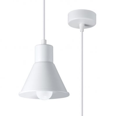 Sollux Lampa wisząca TALEJA 1 biała [E27] SL.0983 (SL.0983)