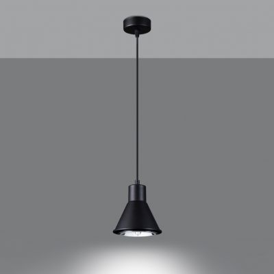 Sollux Lampa wisząca TAZILA 1 czarna [ES111] SL.0989 (SL.0989)