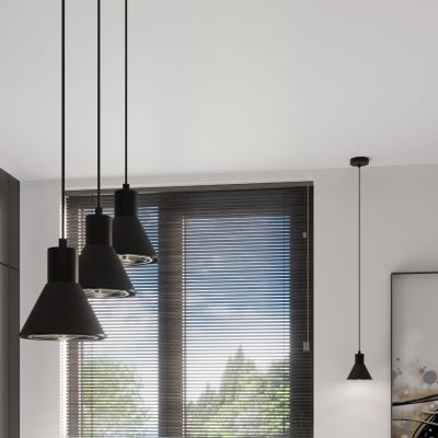 Sollux Lampa wisząca TAZILA 3 czarna [ES111] SL.0990 (SL.0990)