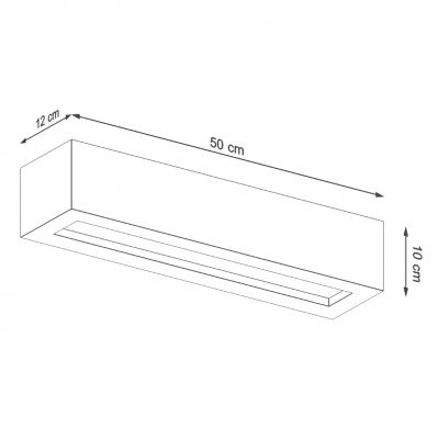 Sollux Kinkiet VEGA 50 beton SL.0993 (SL.0993)