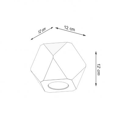 Sollux Plafon WOODY 1 naturalne drewno SL.1009 (SL.1009)