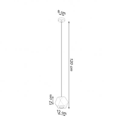 Sollux Lampa wisząca WOODY naturalne drewno SL.1011 (SL.1011)