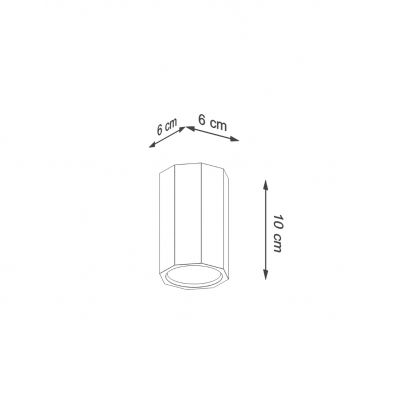 Sollux Plafon ZEKE 10 dąb SL.1033 (SL.1033)