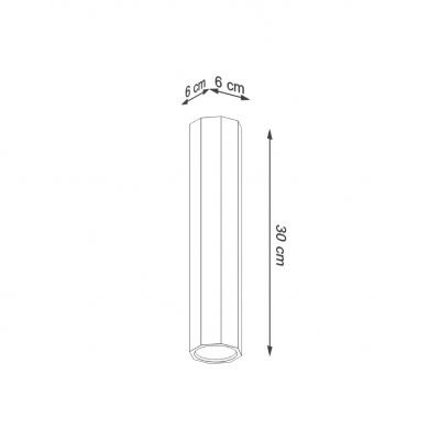 Sollux Plafon ZEKE 30 dąb SL.1034 (SL.1034)