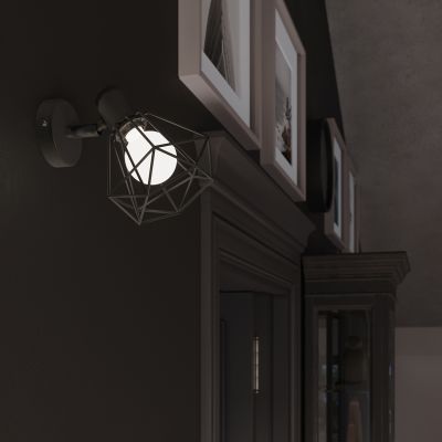 Kinkiet ARTEMIS czarny SL.1105 Sollux  (SL.1105)