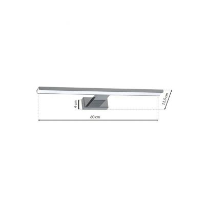 Milagro kinkiet łazienkowy nad lustro LED Shine Chrome 13,8W 966lm 4000K IP44 ML589 (ML589)