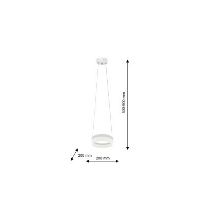 Milagro lampa wisząca LED Ring 12W 840lm 4000K ML404 (ML404)