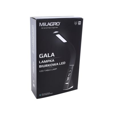 Milagro lampka biurkowa LED Gala 6W 420lm 3000K brązowa ML139 (ML139)