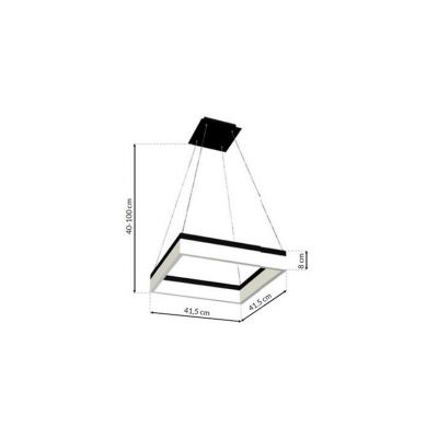 Milagro lampa wisząca LED Nero 32W 2240lm 4000K ML081 (ML081)