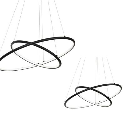 Milagro lampa wisząca LED Orion Black 53W 3710lm 3000K ML508 (ML508)