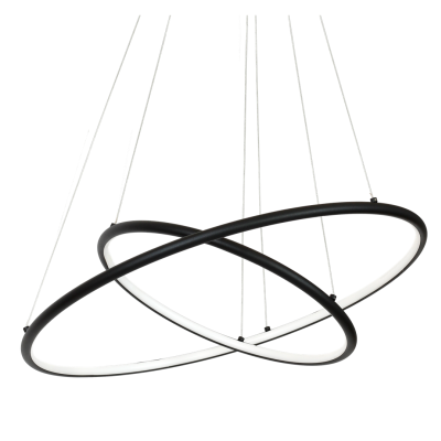 Milagro lampa wisząca LED Orion Black 53W 3710lm 3000K ML508 (ML508)