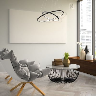Milagro lampa wisząca LED Orion Black 53W 3710lm 3000K ML508 (ML508)