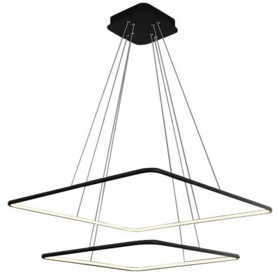Milagro lampa wisząca LED Nix Black 50W 3500lm 3000K ML518 (ML518)