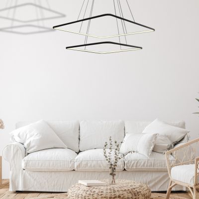 Milagro lampa wisząca LED Nix Black 50W 3500lm 3000K ML518 (ML518)