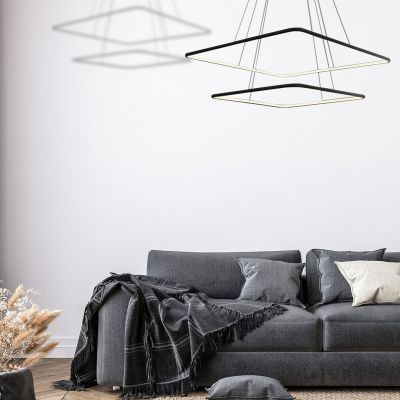 Milagro lampa wisząca LED Nix Black 50W 3500lm 3000K ML518 (ML518)