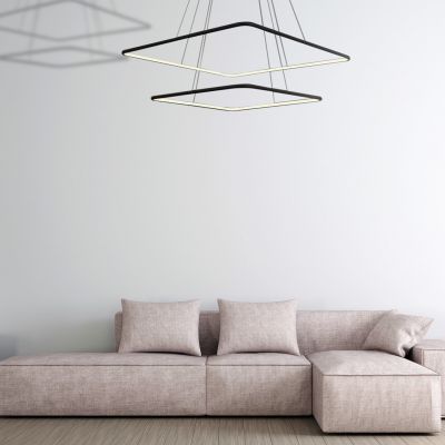 Milagro lampa wisząca LED Nix Black 50W 3500lm 3000K ML518 (ML518)