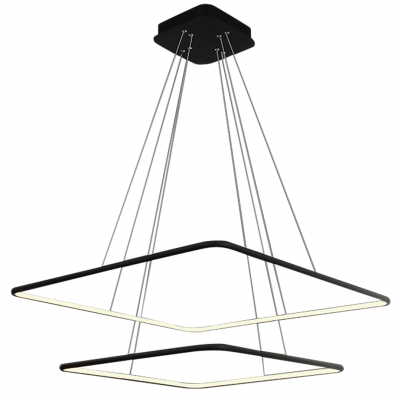 Milagro lampa wisząca LED Nix Black 50W 3500lm 3000K ML518 (ML518)