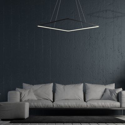 Milagro lampa wisząca LED Nix Black 25W 1750lm 3000K ML517 (ML517)