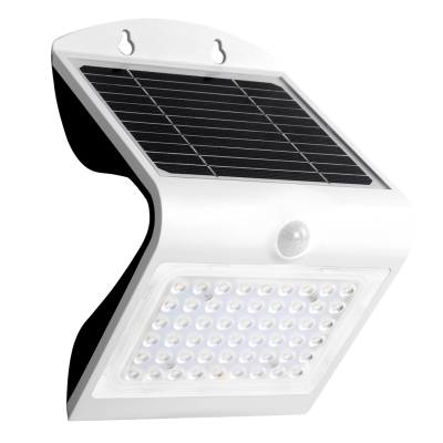 Lampa z czujnikiem solarna Butterfly biała MILAGRO (EKO8824)