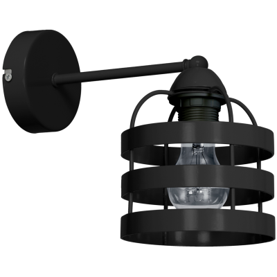 MILAGRO Kinkiet LARS BLACK 1xE27 (MLP797)