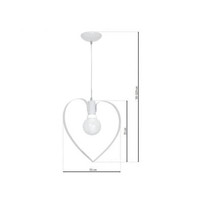 Milagro lampa wisząca Amore White E27 MLP9950 (MLP9950)