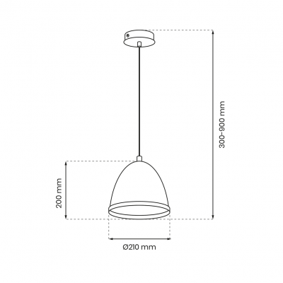 Milagro lampa wisząca Studio White E27 MLP8849 (MLP8849)