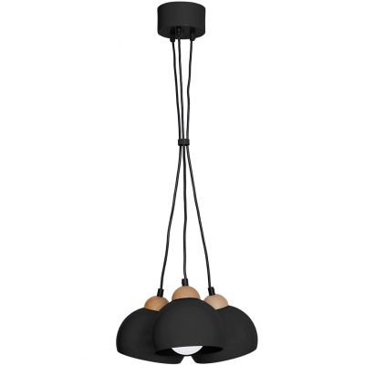 Milagro lampa wisząca Dama Black 3xE27 MLP6580 (MLP6580)