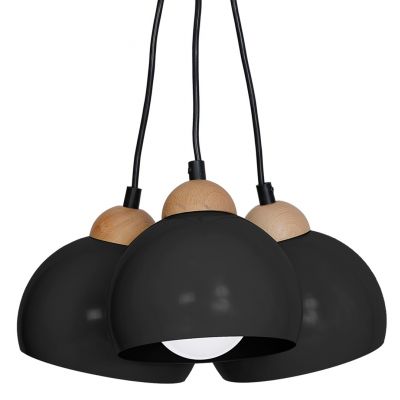 Milagro lampa wisząca Dama Black 3xE27 MLP6580 (MLP6580)