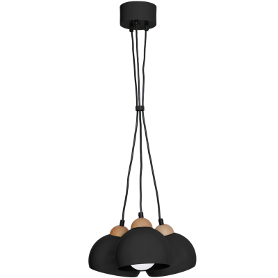 Milagro lampa wisząca Dama Black 3xE27 MLP6580 (MLP6580)