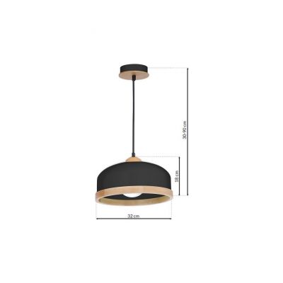 Milagro lampa wisząca Studio Black E27 MLP8851 (MLP8851)
